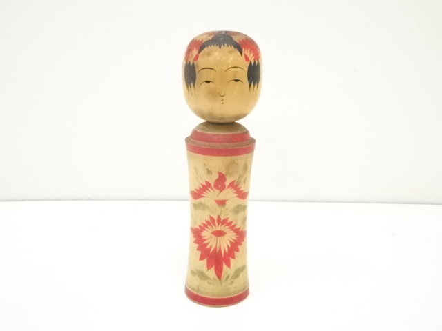 TRADITIONAL JAPANESE CRAFT / KOKESHI DOLL (23.8 cm)/ ARTISAN WORK
